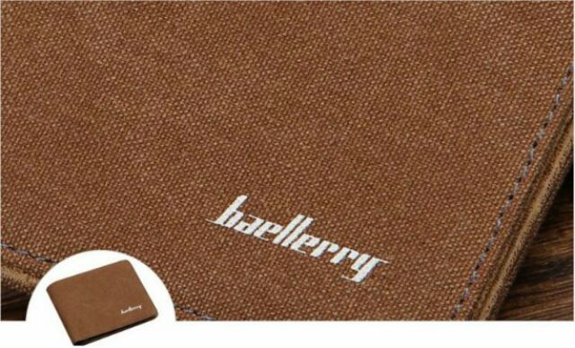 Bóp Vải Và PU Phối Màu Dọc