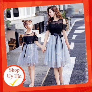 Đồ đôi mẹ và bé đầm c28