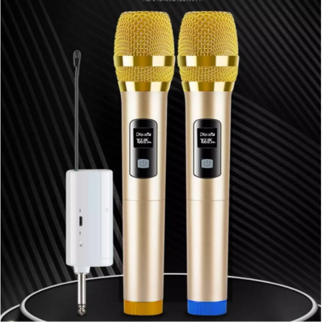 [FREESHIP] BỘ MIC KHÔNG DÂY HUANGSHI TV-2000, TV-2200, TV-1900 CỰC HAY