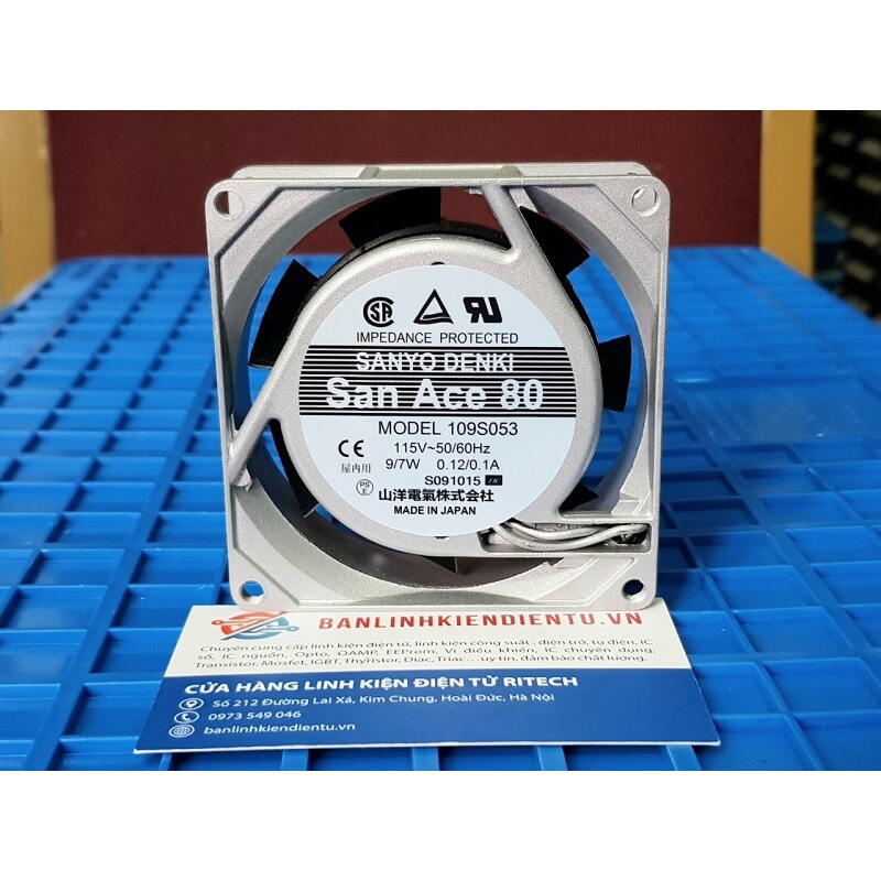 109S053 Quạt Sanyo Denki San Ace 80 115VAC 0.12/0.1A