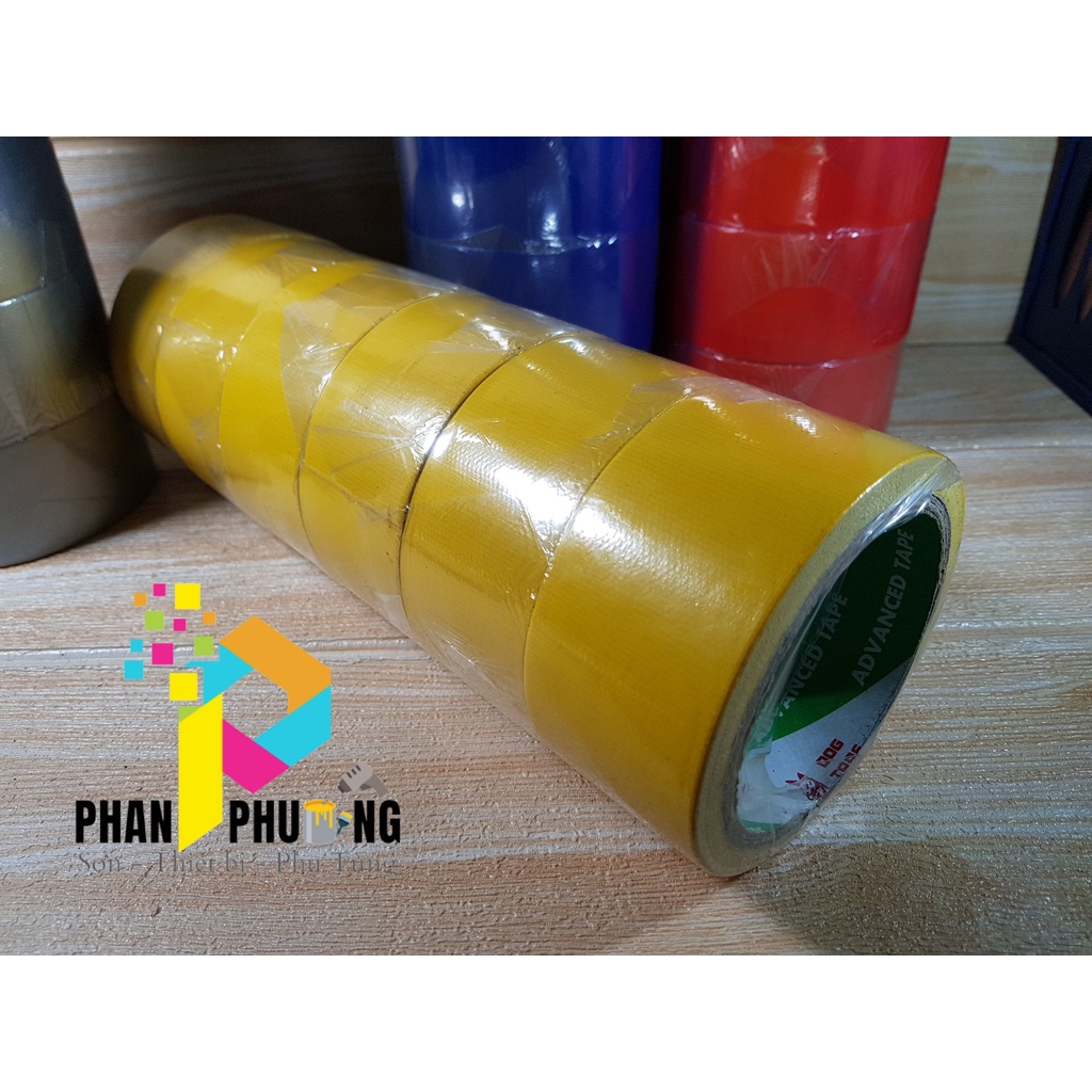 BĂNG KEO BẠC SỢI VẢI NHIỀU MÀU