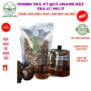 Trà vỏ quả chanh dây Mangline Farm 100g ngăn ngừa ung thư giảm cân hiệu quả làm đẹp da mặt