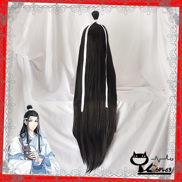 [sẵn] Wig/tóc giả cổ trang cosplay Hàm Quang Quân - Ma đạo tổ sư (Lam Trạm/Lam Vong Cơ) màu đen [Miu Cosplay]