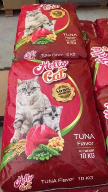 Thức ăn cho meo Hello Cat bao bì hãng 400g