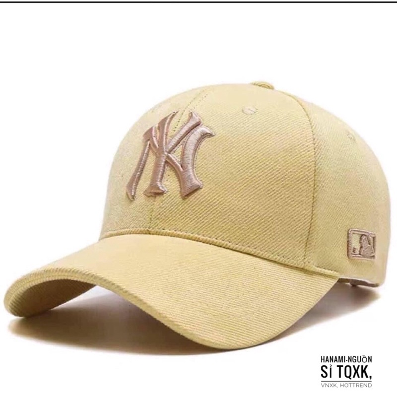 Mũ NY full tag, mũ lưỡi trai nam nữ form cứng cáp chất siêu đẹp