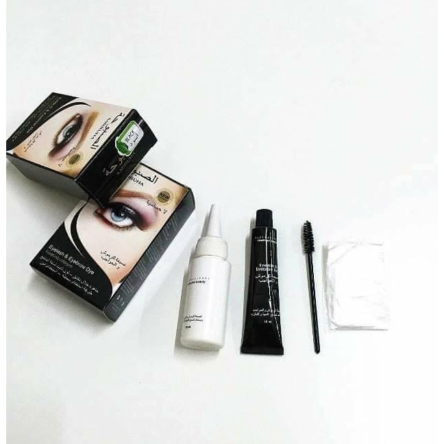 Phủ đen, Thuốc nhuộm lông mi, mày