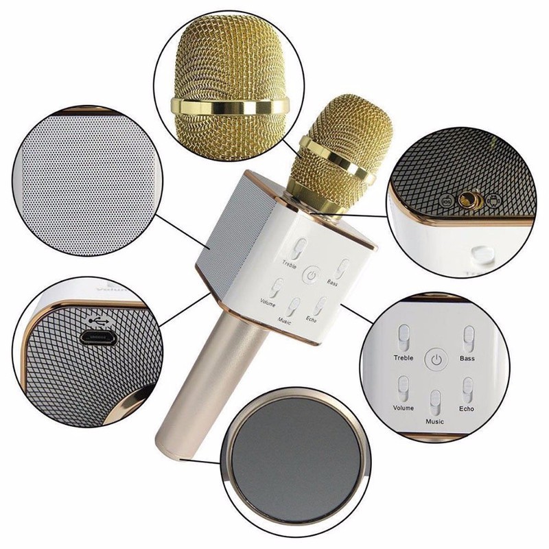 MICRO KARAOKE KÈM LOA BLUETOOTH Q7 ST2S284