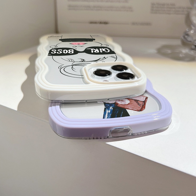 Suntaiho ốp lưng iphone Ốp điện thoại mềm trong suốt in họa tiết thích hợp cho iPhone 11 Pro 13 12 Pro Max X XS Max XR 7 8 Plus 13