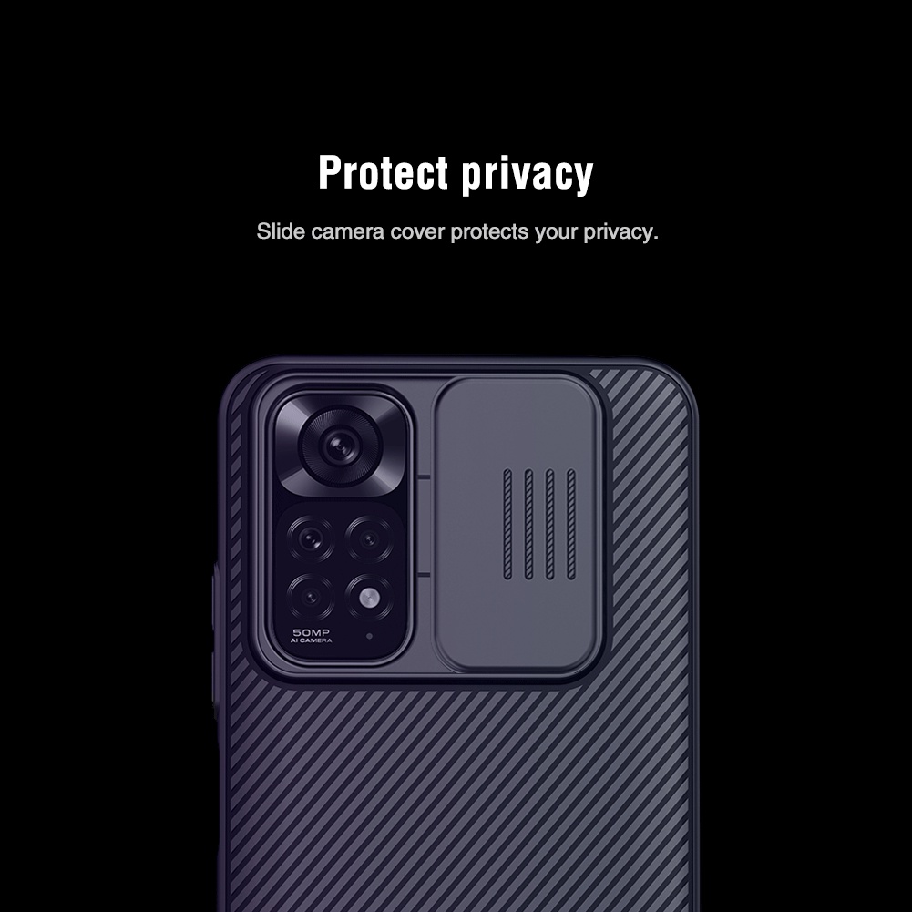 Ốp lưng Redmi Note 11 Global NILLKIN CamShield Ống kính trượt Bảo vệ máy ảnh ốp lưng cho Xiaomi Redmi Note 11 Pro+ 5G 11S 11E Global Version