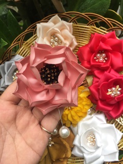 Combo hoa cài áo gắn center