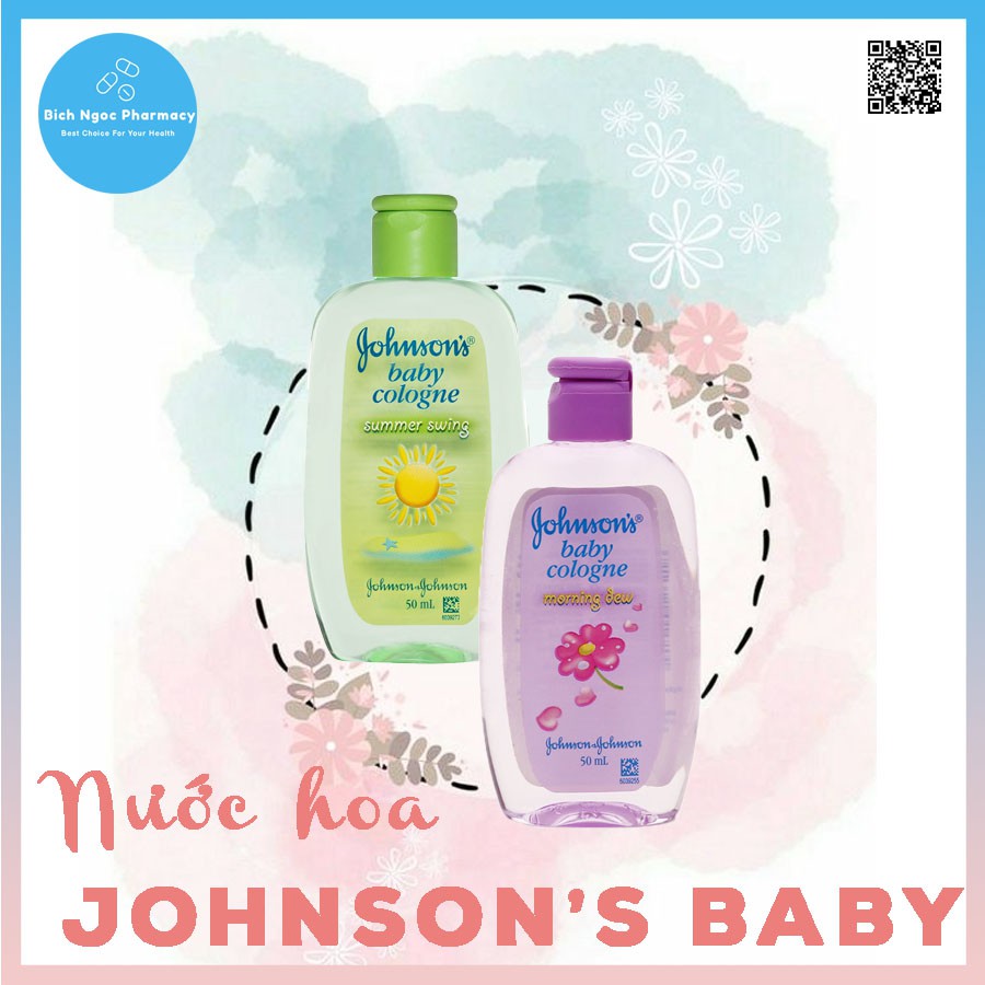 Nước hoa Johnson's Baby Summer Time/ Cologne/Powder Mist 50ml