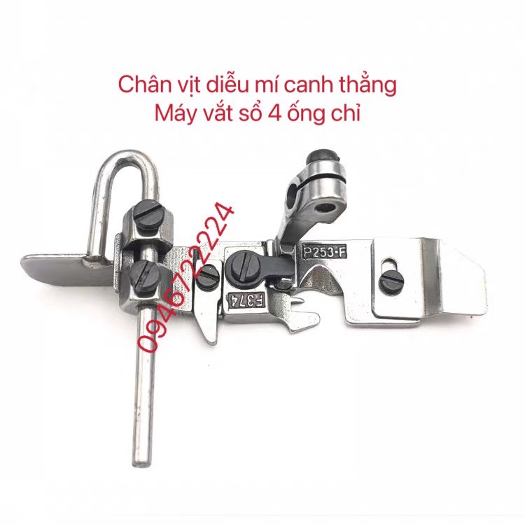 Chân vịt diễu mí, canh thẳng sử dụng cho máy vắt sổ 4 chỉ