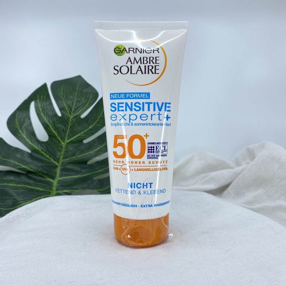 KEM CHỐNG NẮNG GARNIER AMBRE SOLAIRE Sensitive Expert SPF 50+ 200ML chuẩn Đức