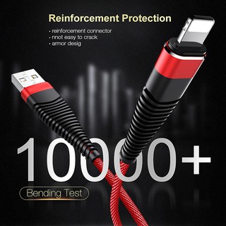 Cáp Sạc Cổng Micro Usb Dạng Dây Dù Cho Ios Android