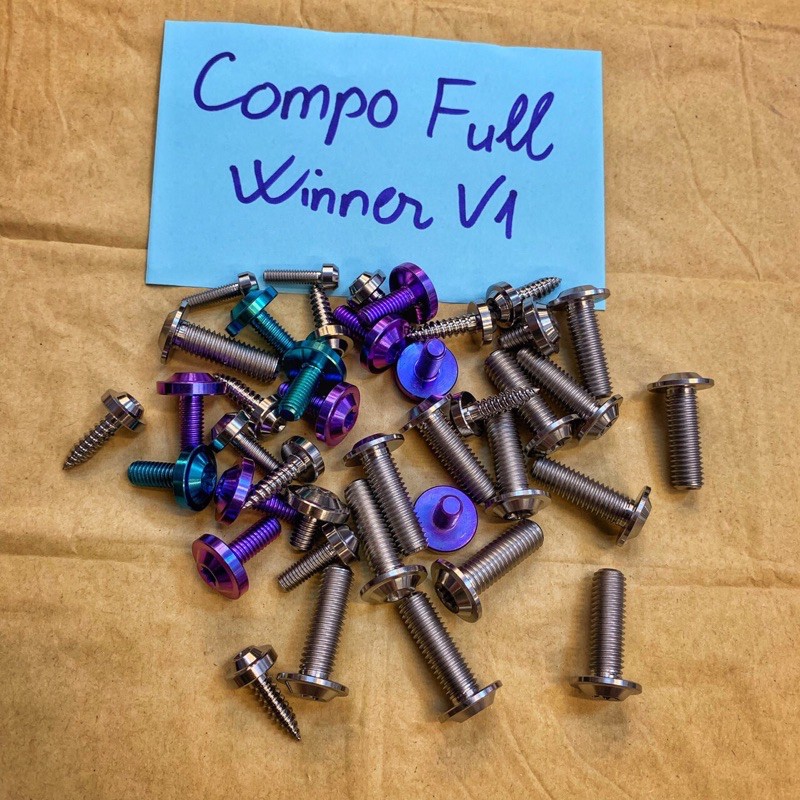 COMPO Full Xe Ốc Titan Gr5 Winner V1