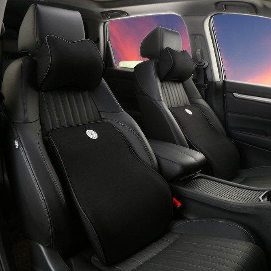 Gối tựa đầu, tựa lưng ô tô bằng cao su non siêu mềm,siêu thoáng,cho xe hơi chống mỏi lưng, chống đau vai gáy.