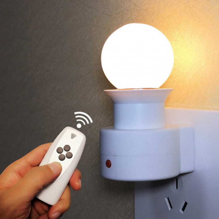 ĐUI ĐÈN ĐIỀU KHIỂN TỪ XA GG24 - đui đèn điều khiển loại tốt - đui đèn điều khiển