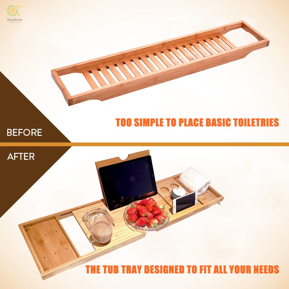 Kệ Để Đồ Dùng Bằng Gỗ Tre Chống Trượt Tiện Dụng Cho Nhà Tắm Màu Sắc | BigBuy360 - bigbuy360.vn