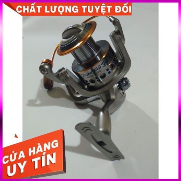 ⭐  Máy Câu Cá Yomoshi LC Kim Loại 3000-7000 ĐỦ SIZE (TẶNG CƯỚC SHIMANO 100M CACBON )  MÁY CÂU CÁ MÁY ĐỨNG YOMOSHI