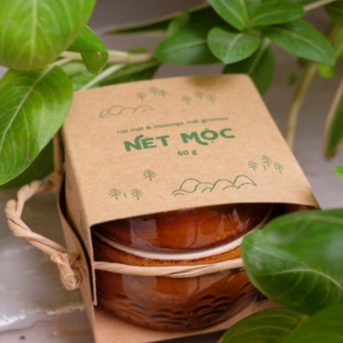 Bột rửa mặt và massage mặt Nét Mộc