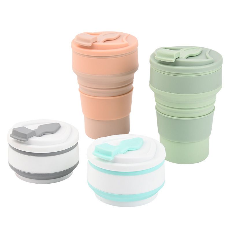 (500ML) - LY NHỰA SILICONE XẾP GỌN TIỆN LỢI DU LỊCH