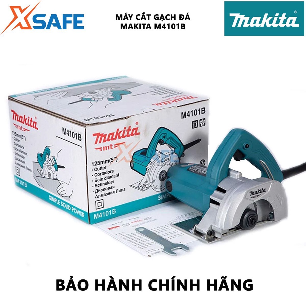 Máy cắt gạch đá MAKITA M4101B Máy cắt công suất 1250W, khả năng cắt tối đa 40mm, tốc độ không tải 12000rpm - [XSAFE]