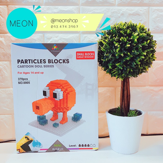 Mini Block | Đồ chơi xếp hình lego | - Pacman - 370pcs