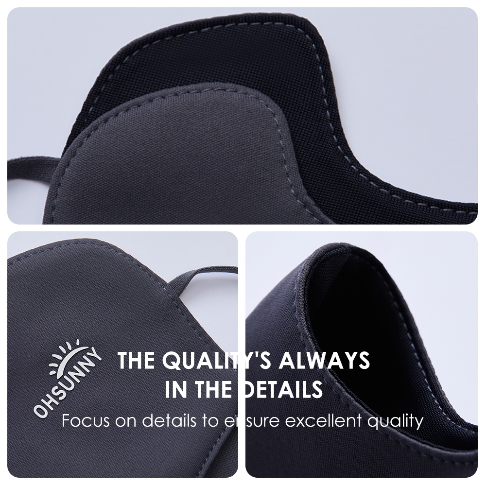 Khẩu trang che mặt Ohsunny 3d chống tia cực tím UPF50+ thời trang 2022