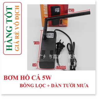 Bơm chìm hồ cá 5w hoặc 8w