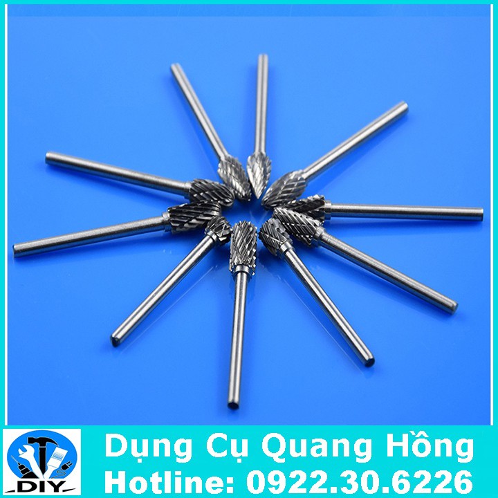 Bộ 10 mũi mài , khắc vonfram
