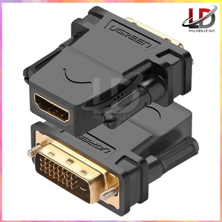 Đầu chuyển đổi DVI (24+1) sang HDMI (âm) Ugreen 20124 chính hãng [Free ship]