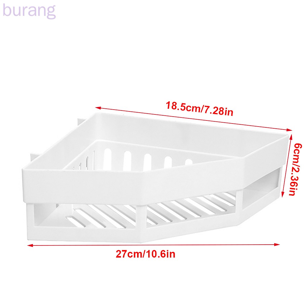 Giá Để Đồ Dùng Phòng Tắm Gắn Góc Tường Tiện Lợi