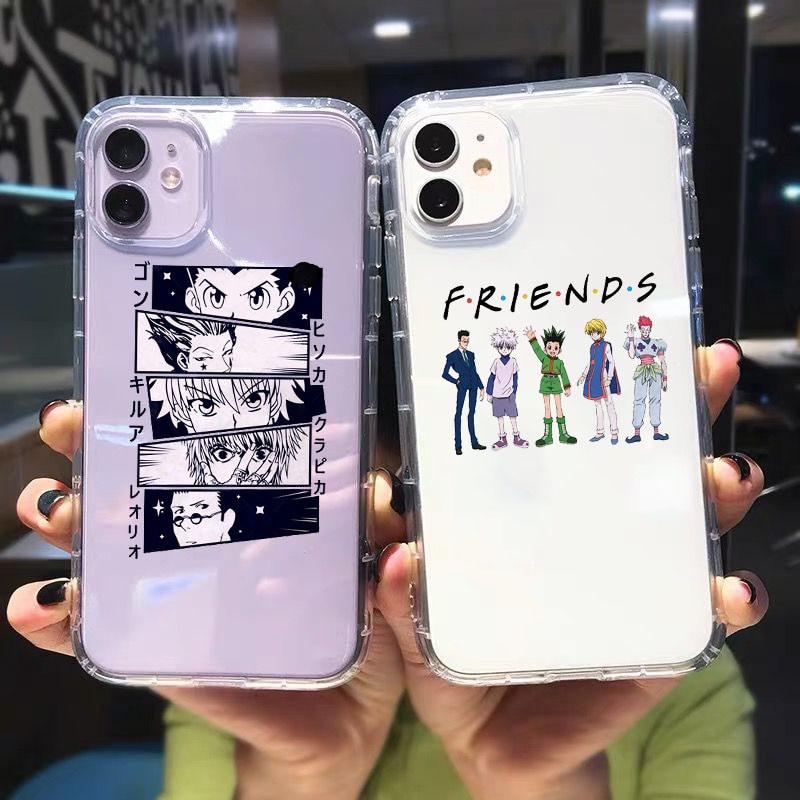 Ốp Điện Thoại Trong Suốt Chống Sốc Họa Tiết Hunter X Hunter Cho IPhone 12 11 Pro Max X XS XR 7 8 7Plus 8Plus 13