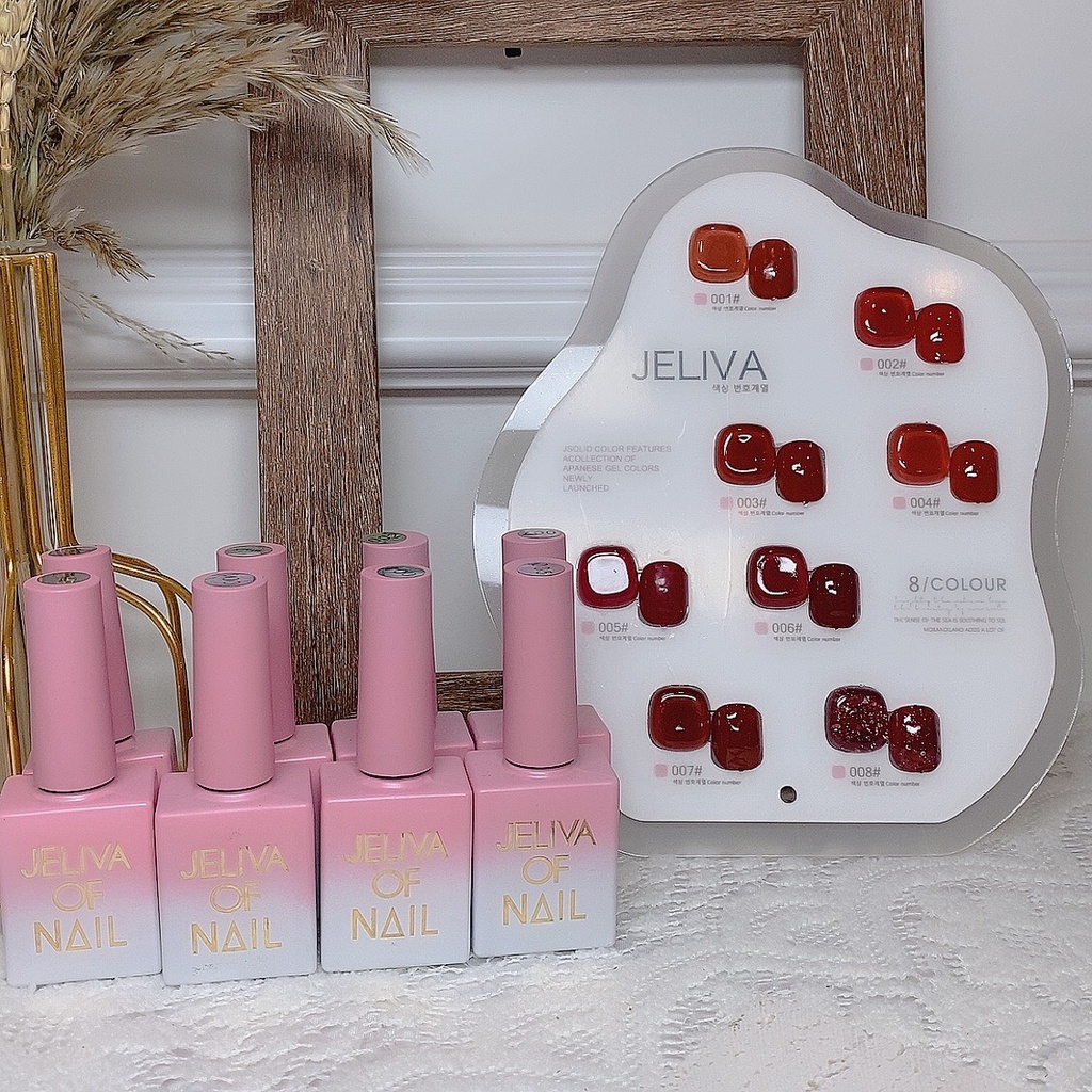 Set sơn đỏ JELIVA 8 màu