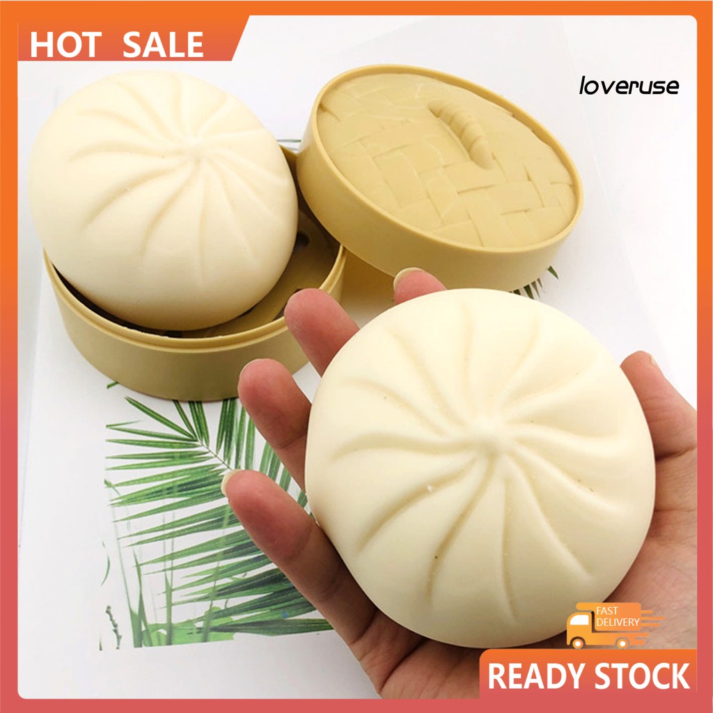 Đồ Chơi Bóp Giúp Giảm Căng Thẳng Hình Bánh Bao Dễ Thương
