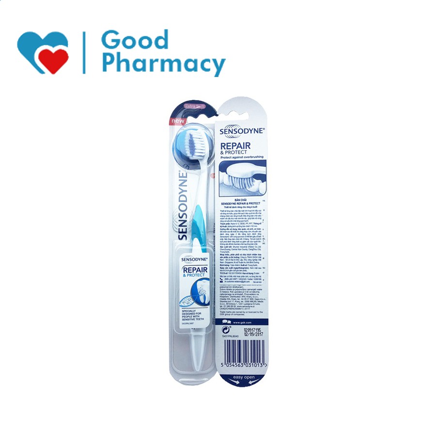 Bàn chải đánh răng Sensodyne Repair &amp; Protect Extra Soft - Dành riêng cho răng ê buốt