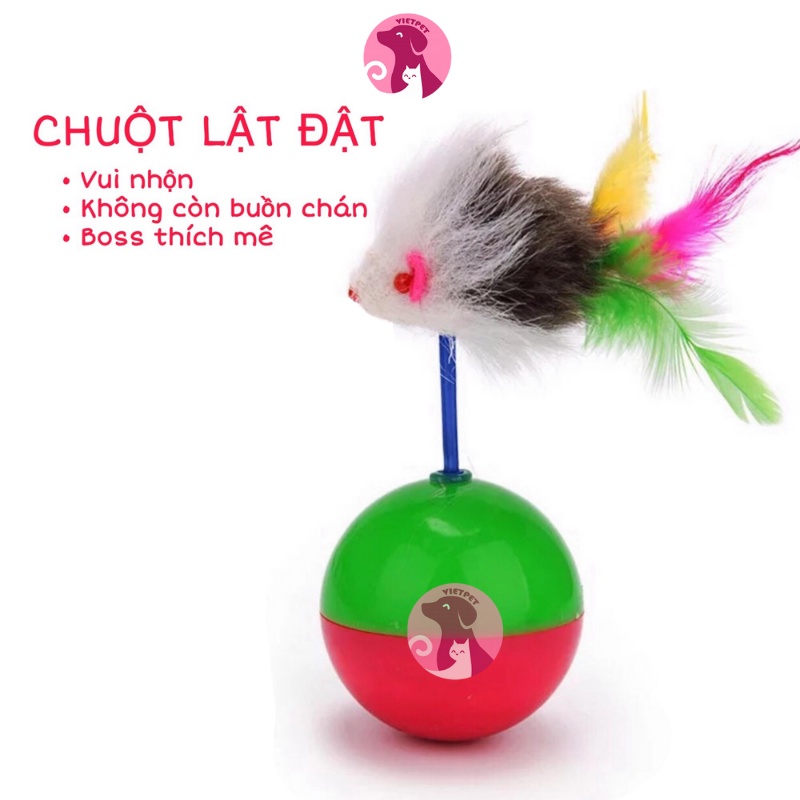 Đồ chơi cho chó mèo nhiều loại - Lật đật lông, chuột lông &amp; chuột cói