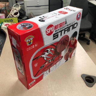 Cột ném bóng rổ điều chỉnh 3 cấp độ nhập khẩu dành cho bé 3-6yrs