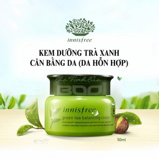 KEM DƯỠNG TRÀ XANH INNISFREE GREEN TEA BALANCING CREAM