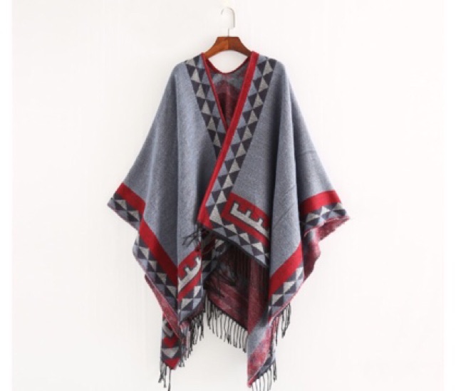 Áo len khoác PONCHO