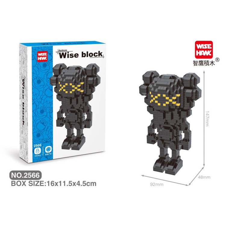 Xếp hình Nanoblock Kaws cỡ trung