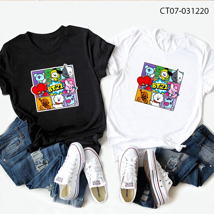 Áo Thun BT.21 Style Disco B.T.S - CT07-031220
