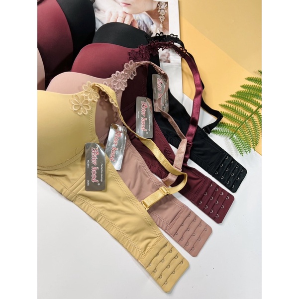 Áo ngực Bigsize Thái Lan mút mỏng dây phối ren Sisterhood 954