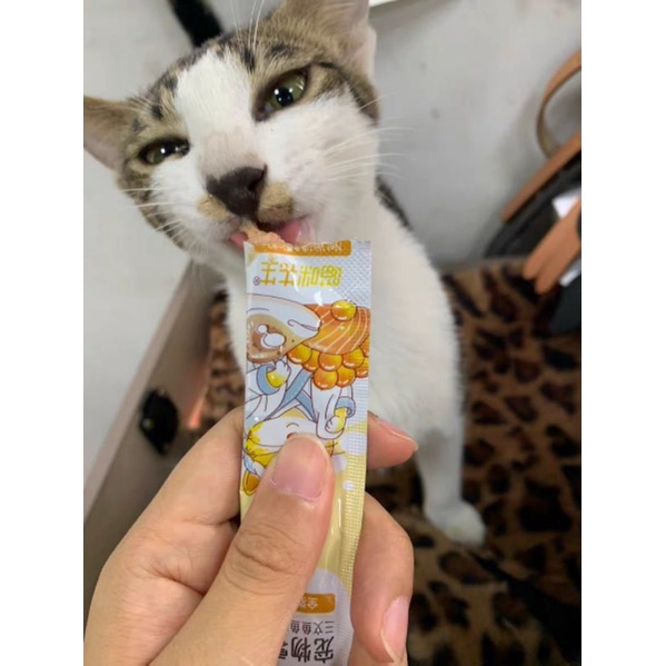 [Mã 253FMCGSALE giảm 8% tối đa 100K đơn 500K] Súp Thưởng Pet Snacks Cho Mèo - 15G