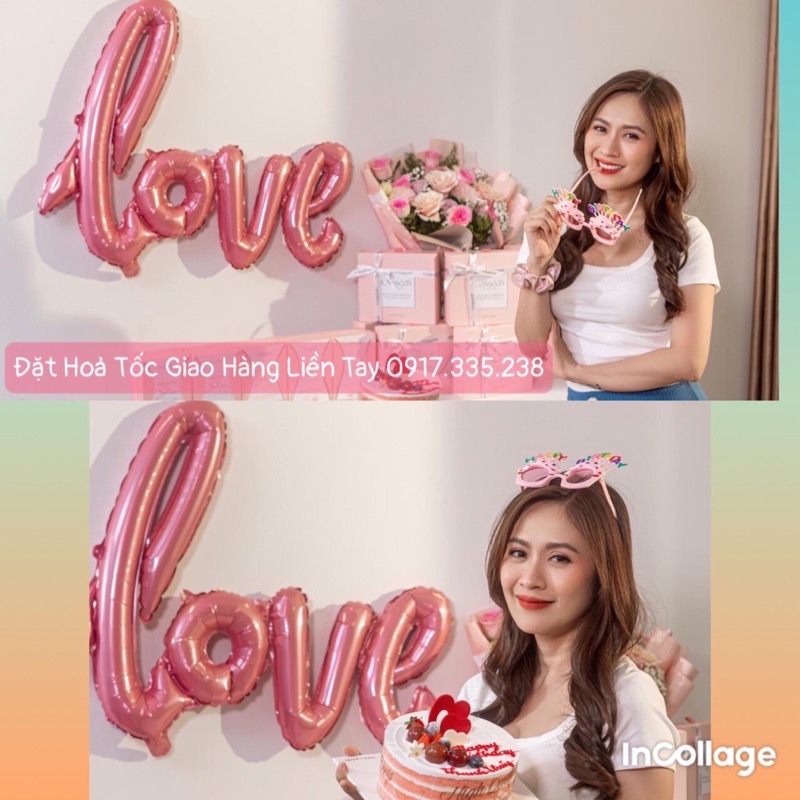 Bóng Love liền Trang Trí Thêm Xinh