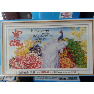 Tranh đính đá vợ chồng yn5064