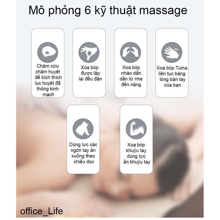 Máy massage toàn thân công nghệ Nhật Bản, massage xung điện