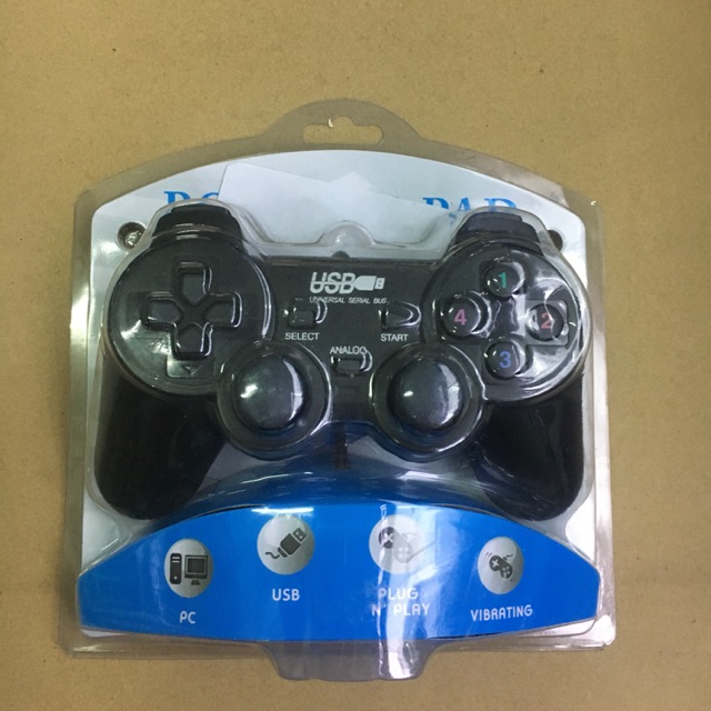 [Mã ELFLASH5 giảm 20K đơn 50K] Tay bấm điện tử (gamepad) ew 2008d cổng usb