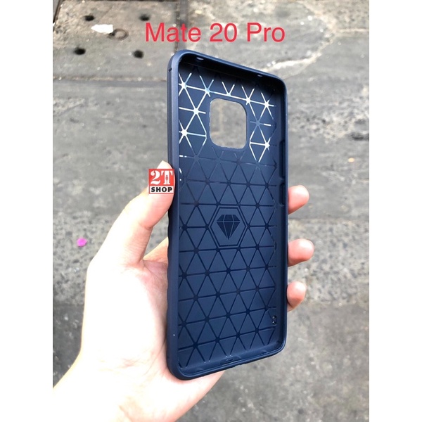ỐP LƯNG CHỐNG SỐC HUAWEI MATE 20 PRO MẶT LƯNG KẺ RÃNH, CÁ TÍNH