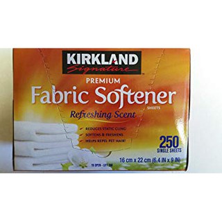 Giấy thơm quần áo của Mỹ Kirkland Fabric Softener Sheets loại 250 tờ